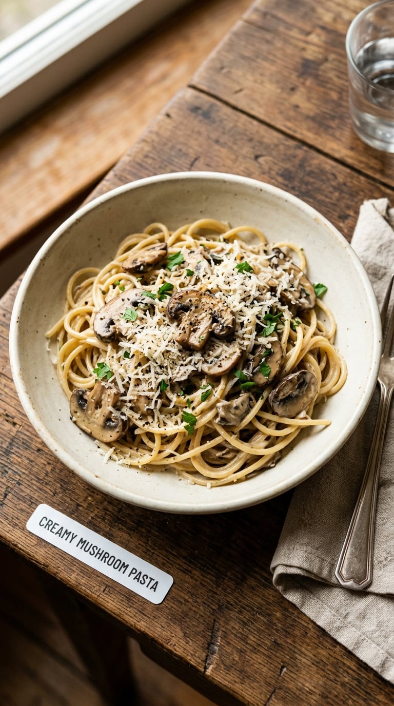 Creamy Mushroom Pasta