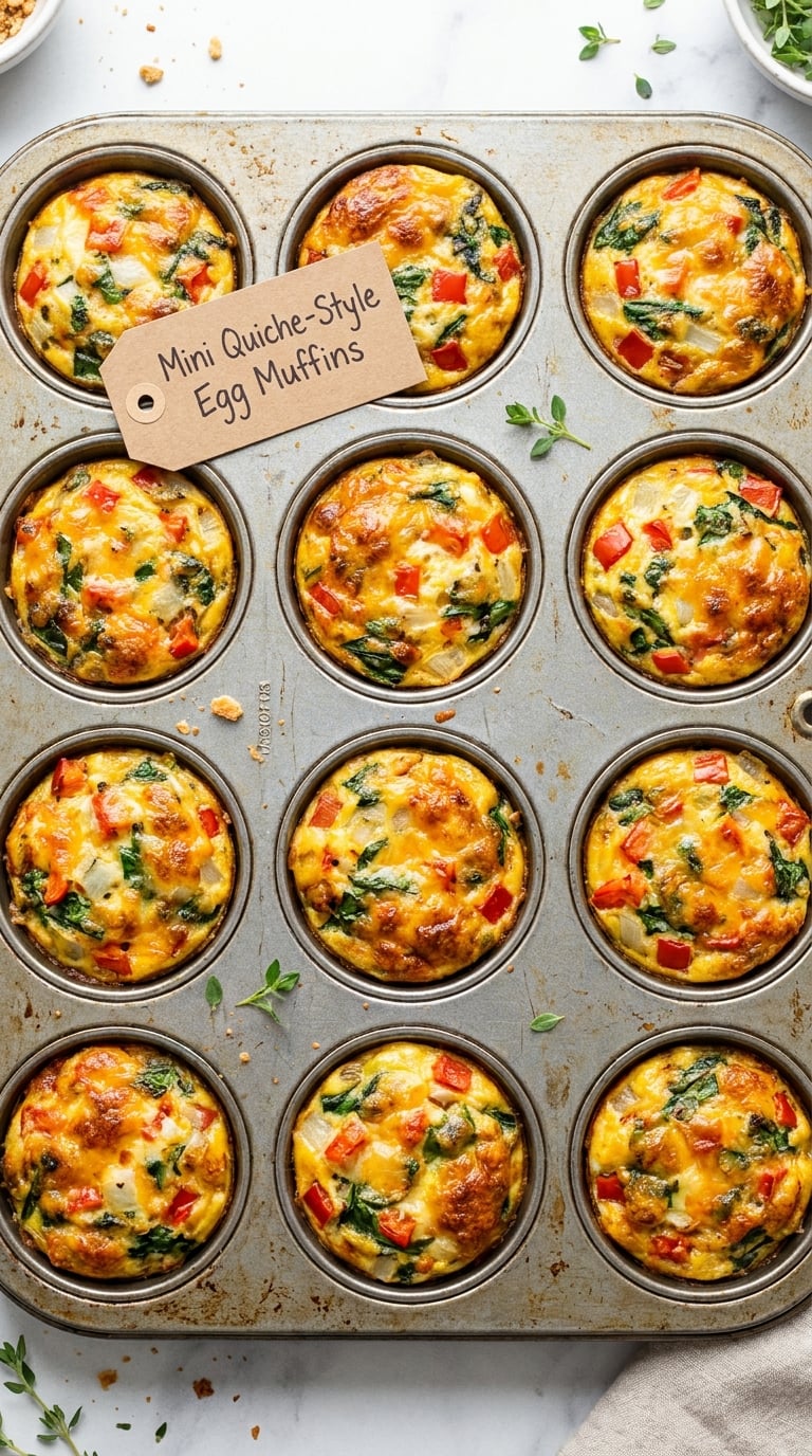 Mini Quiche-Style Egg Muffins