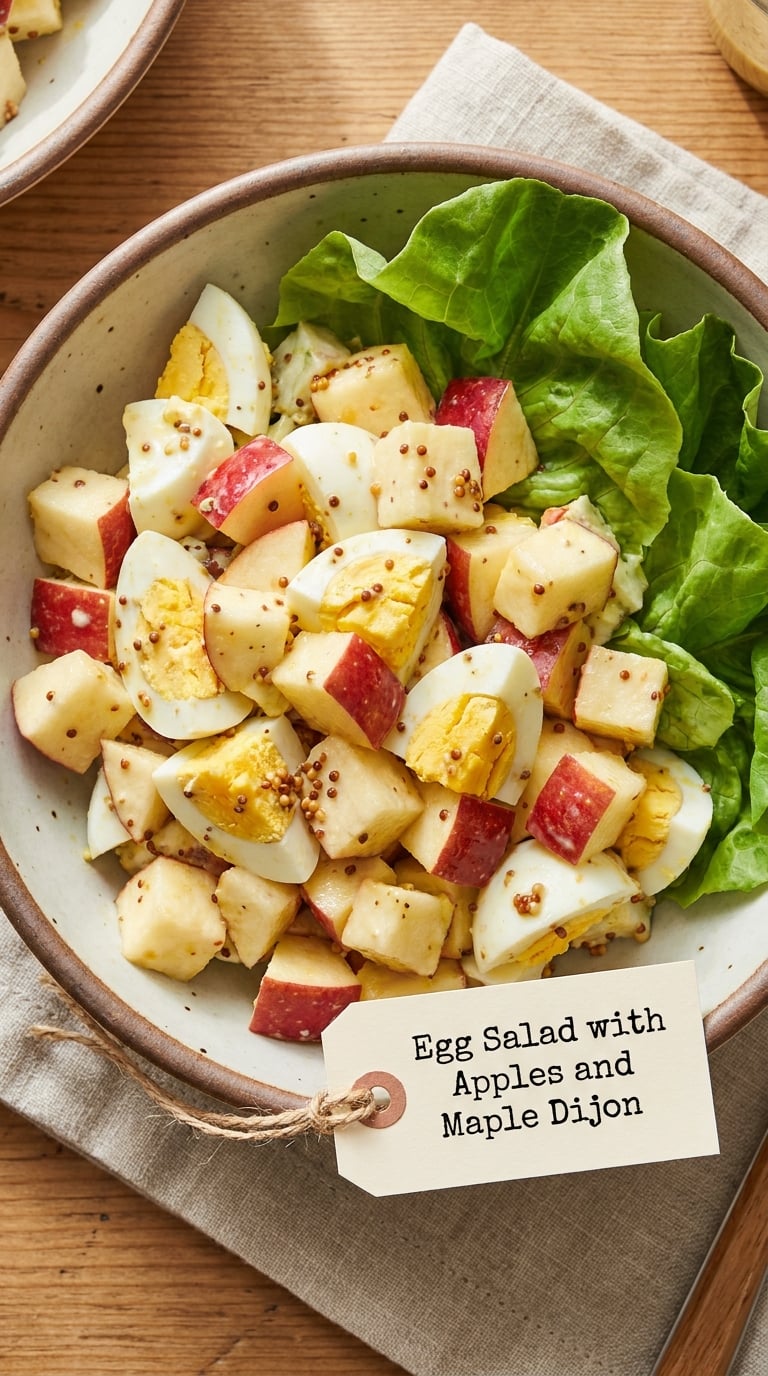 Egg Salad with Apples and Maple Dijon