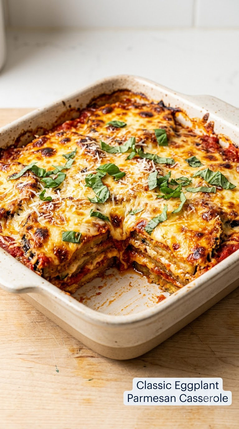 Classic Eggplant Parmesan Casserole