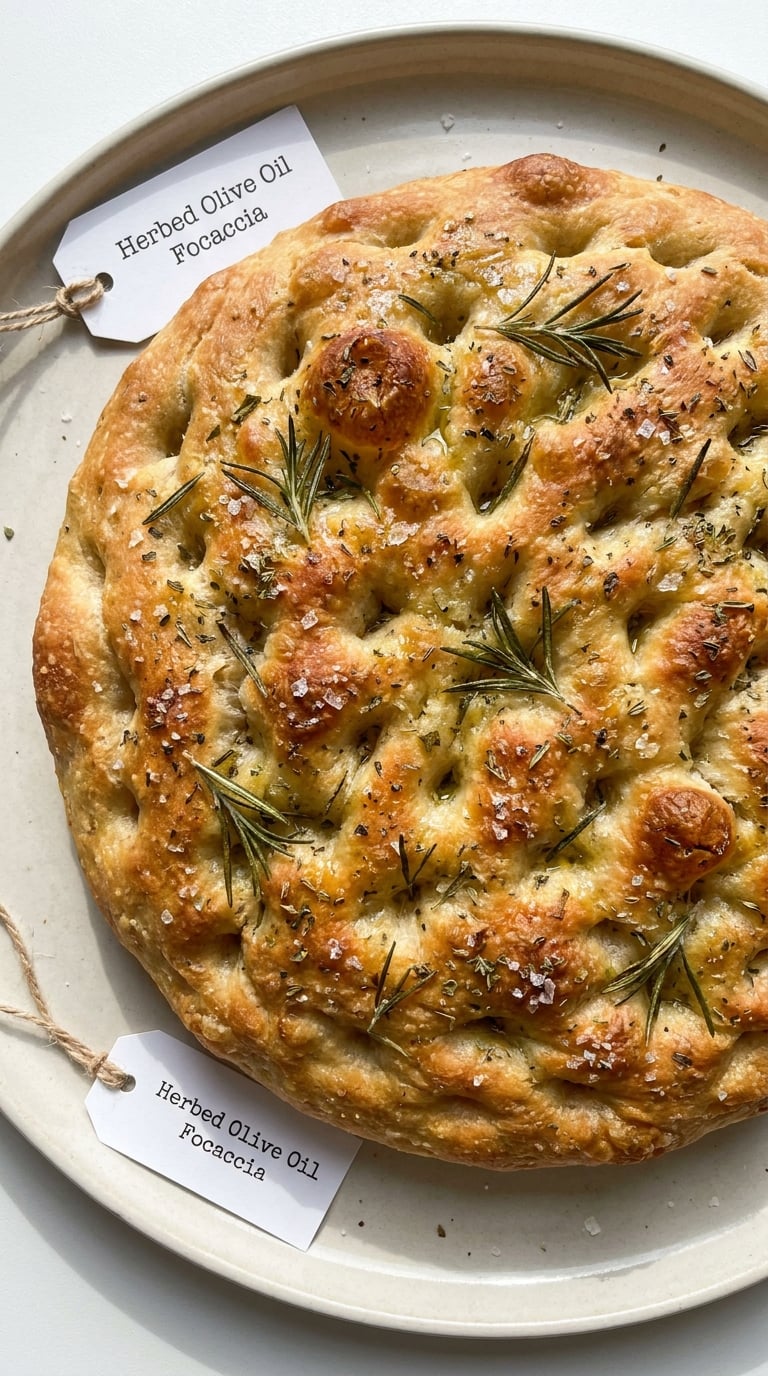 Herbed Olive Oil Focaccia
