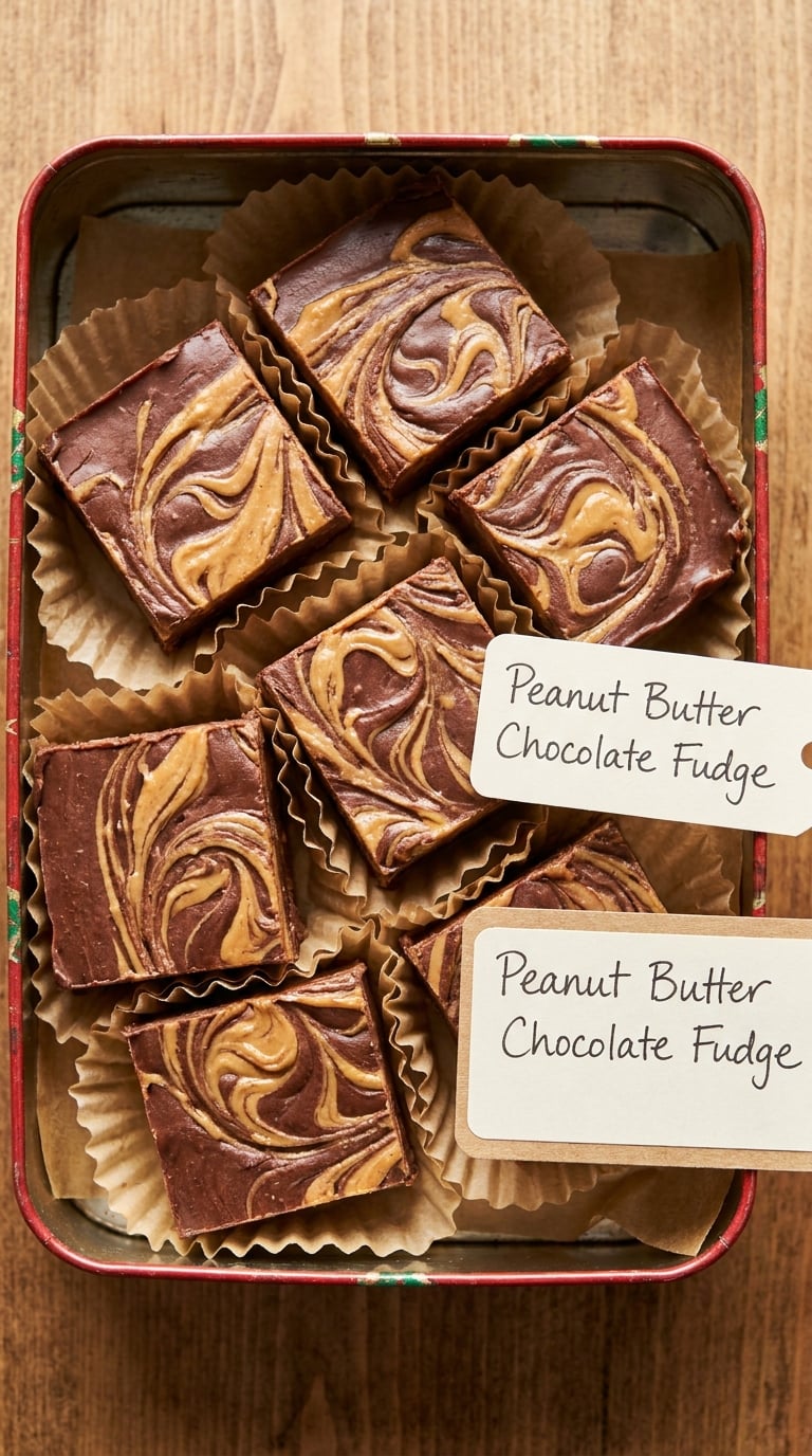 Peanut Butter Chocolate Fudge