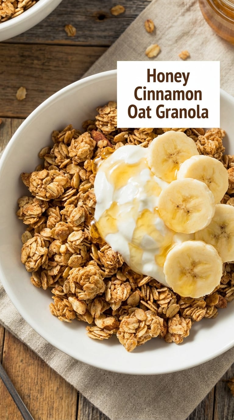Honey Cinnamon Oat Granola