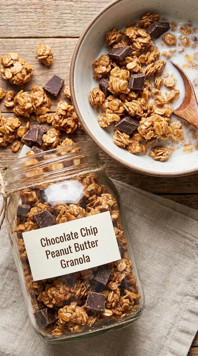 Chocolate Chip Peanut Butter Granola