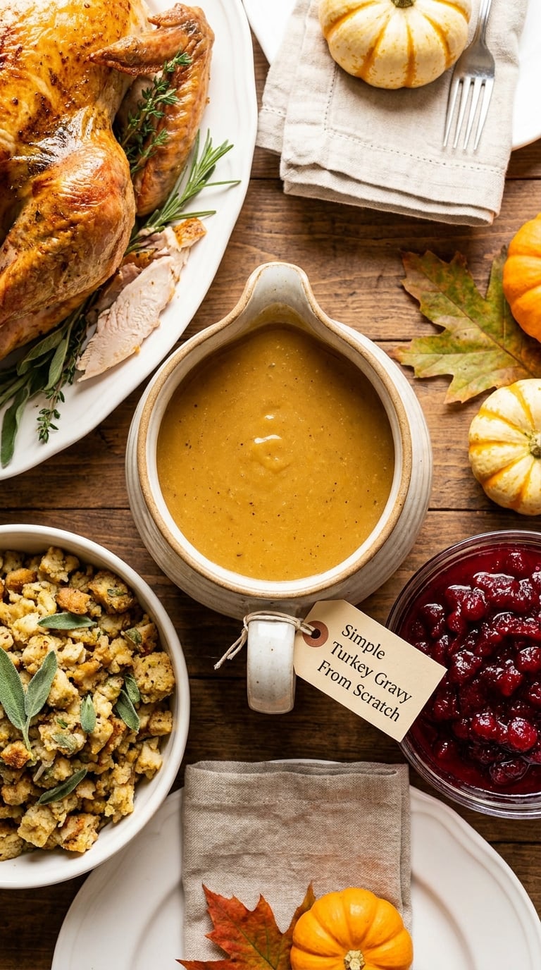 Simple Turkey Gravy From Scratch