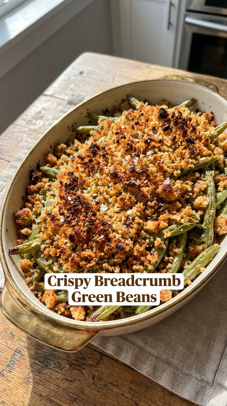 Crispy Breadcrumb Green Beans