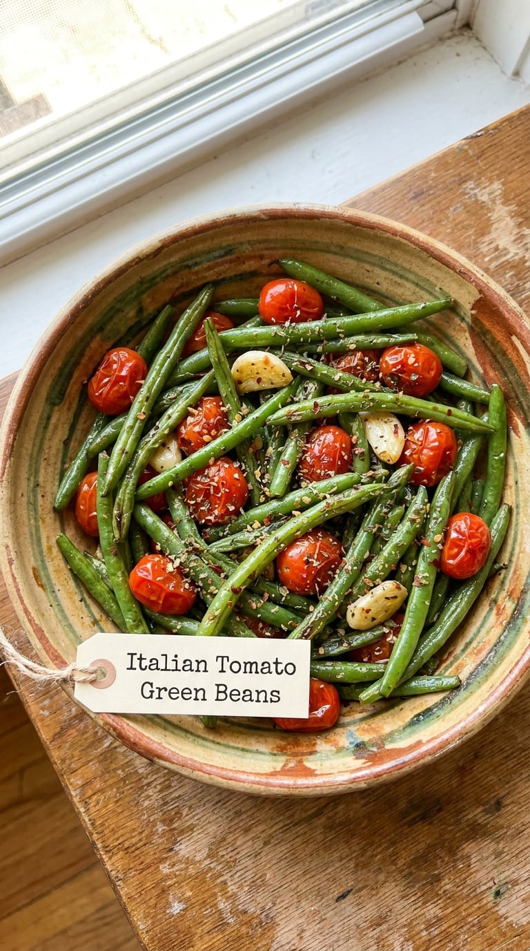 Italian Tomato Green Beans