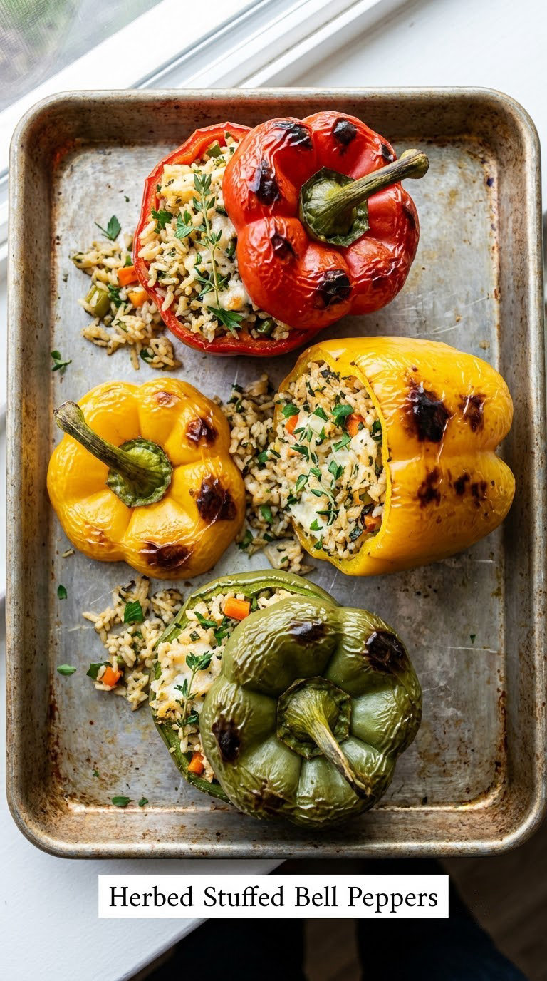 Herbed Stuffed Bell Peppers