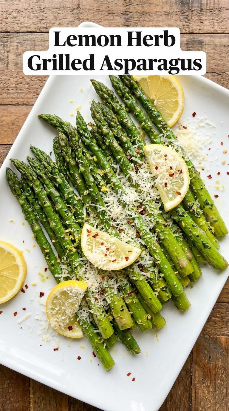 Lemon Herb Grilled Asparagus