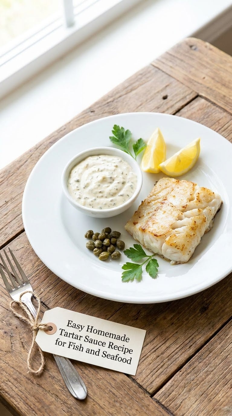Easy Homemade Tartar Sauce Recipe for Fish and Seafood