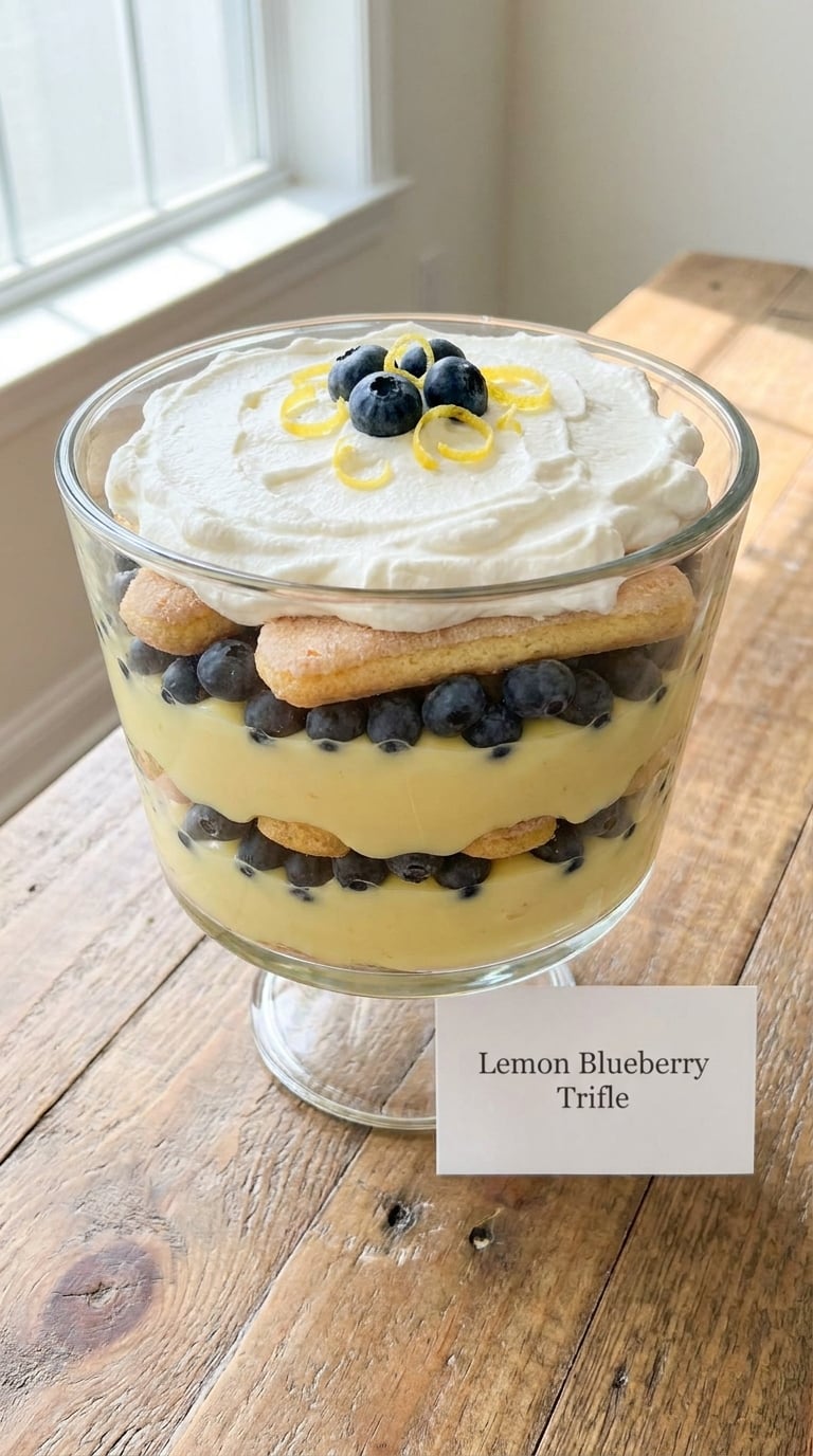 Lemon Blueberry Trifle