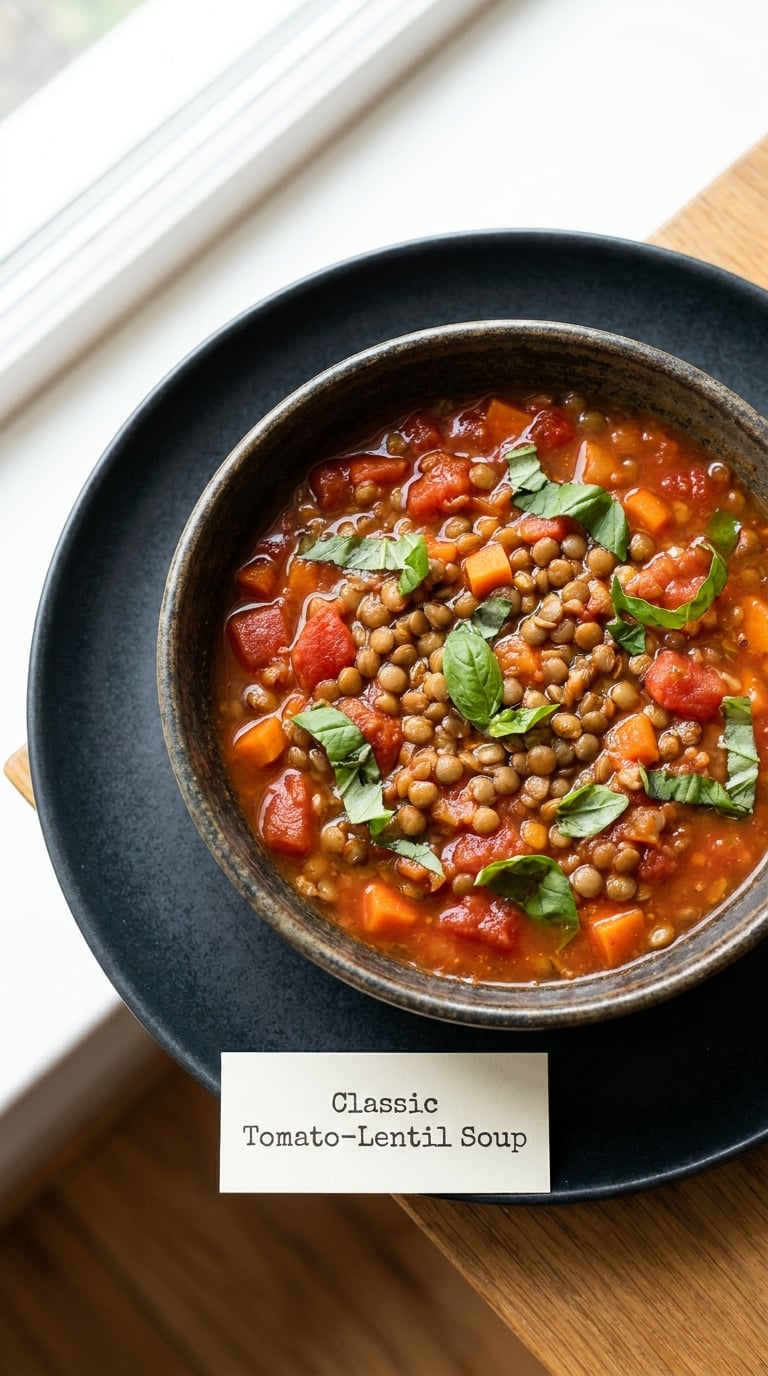 Classic Tomato-Lentil Soup