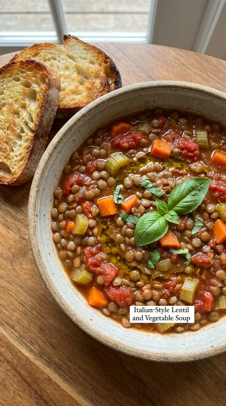 Italian-Style Lentil and Vegetable Soup
