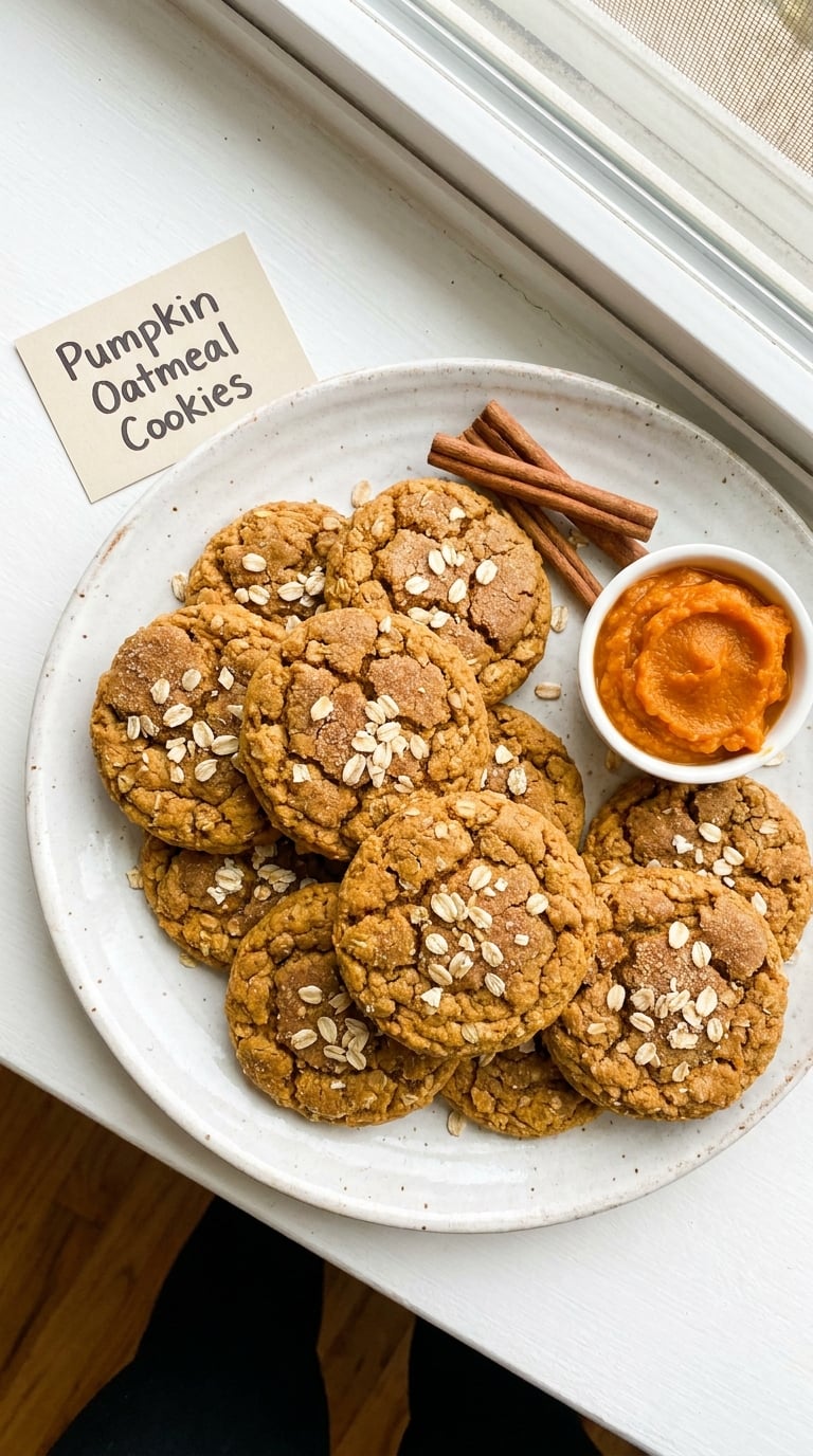Easy Oatmeal Cookie Recipes for Fall at a Glance RecipeTimeDifficultyBest for 1. Classic Chewy Pumpkin Oatmeal Cookies35