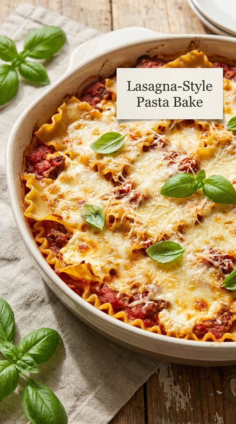 Lasagna-Style Pasta Bake