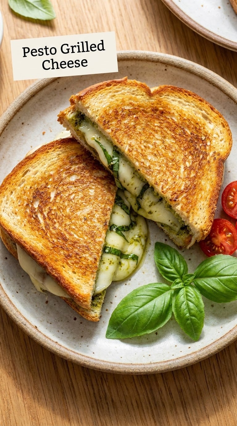 Pesto Grilled Cheese