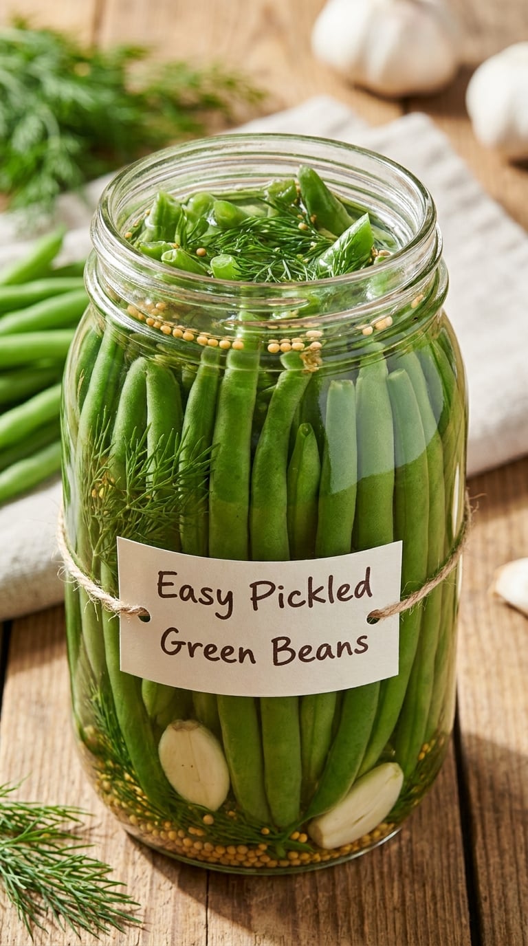 Easy Pickled Green Beans
