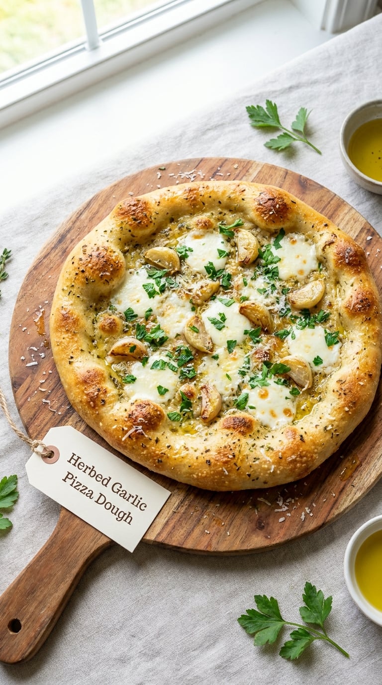 Herbed Garlic Pizza Dough