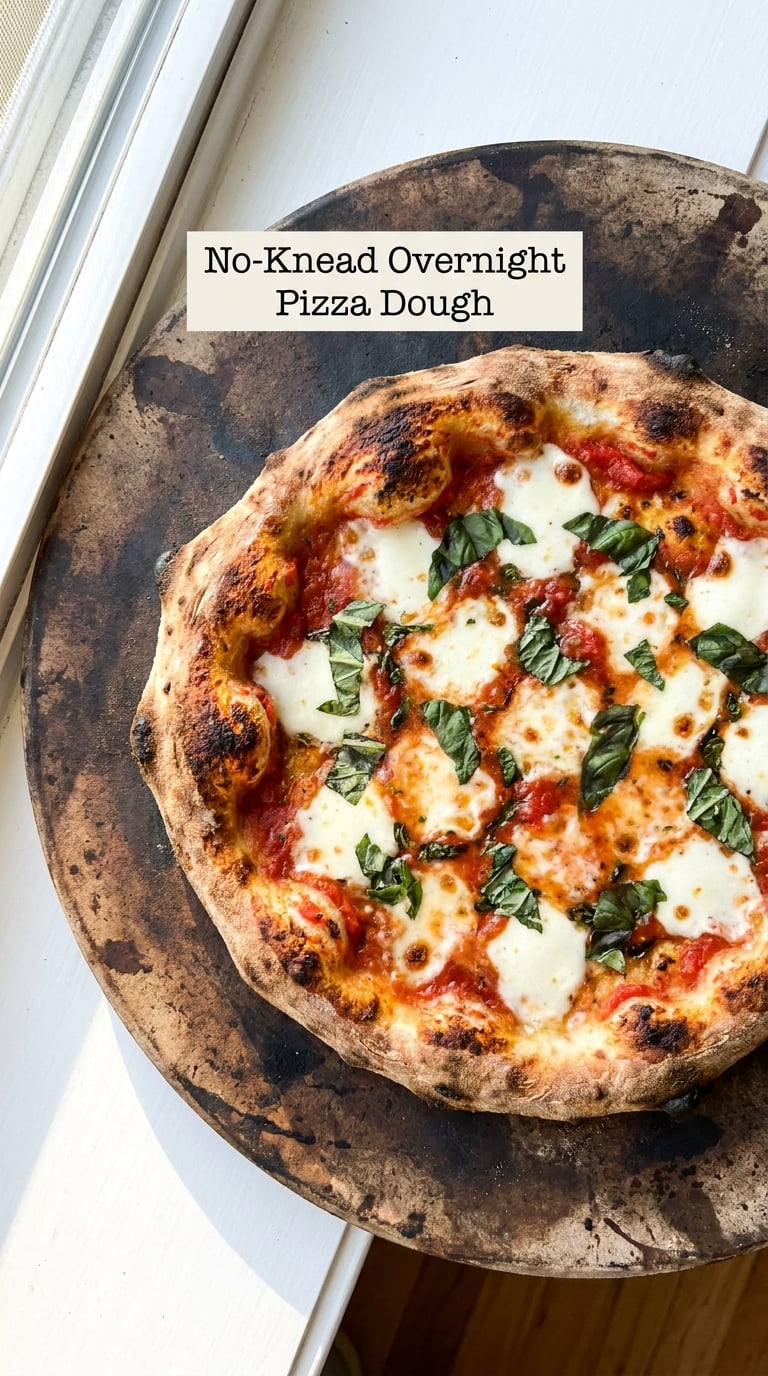 No-Knead Overnight Pizza Dough