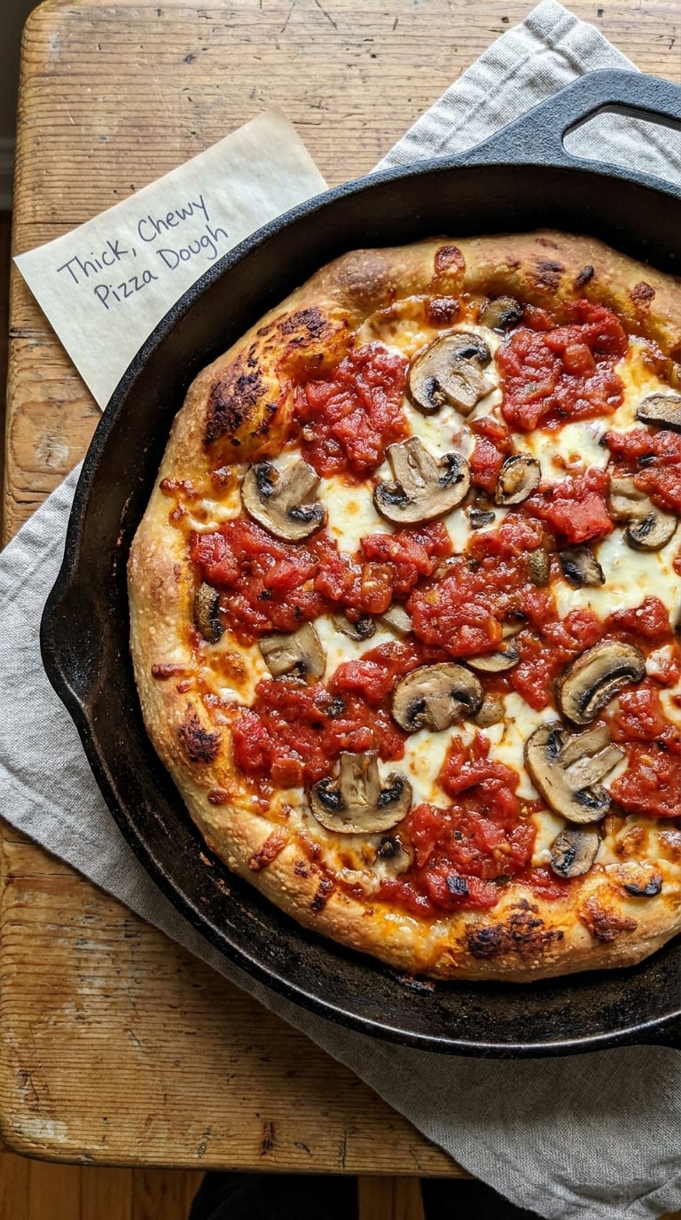 Thick, Chewy Pizza Dough