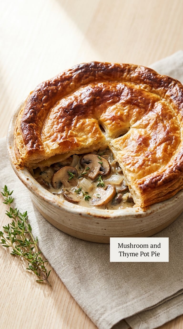 Mushroom and Thyme Pot Pie
