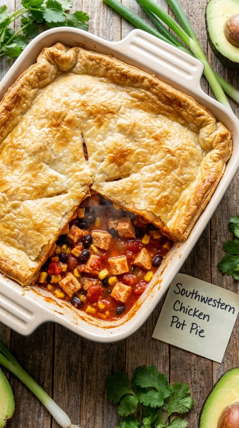 Southwestern Chicken Pot Pie