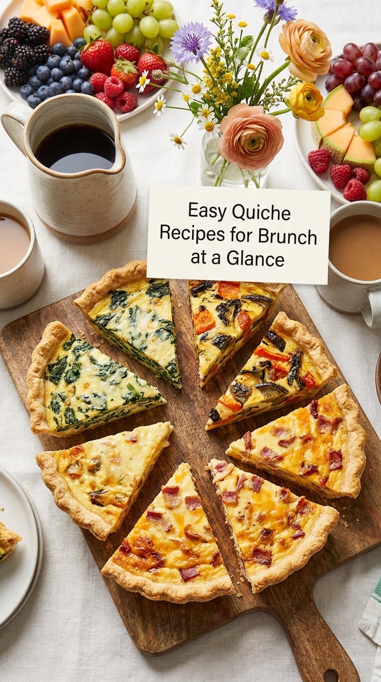 Easy Quiche Recipes for Brunch at a Glance