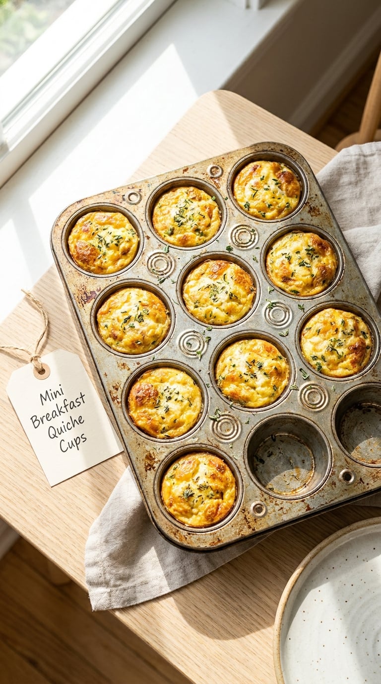 Mini Breakfast Quiche Cups
