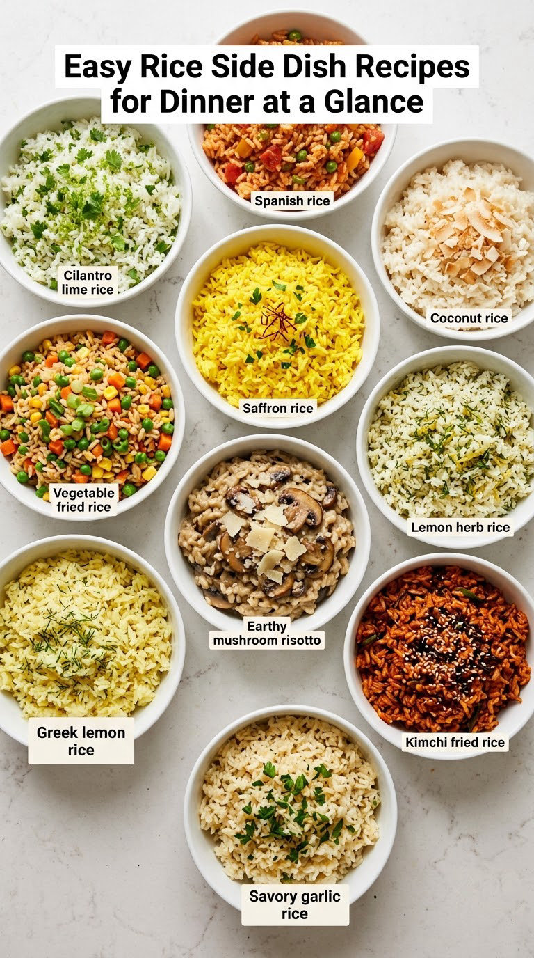 Easy Rice Side Dish Recipes for Dinner at a Glance