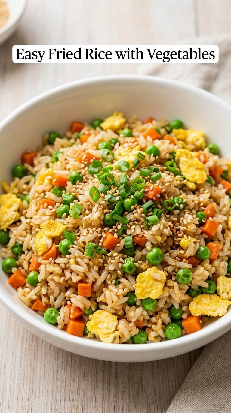 Easy Fried Rice with Vegetables