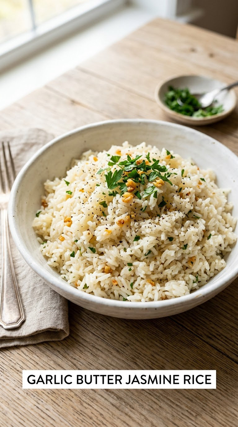 Garlic Butter Jasmine Rice