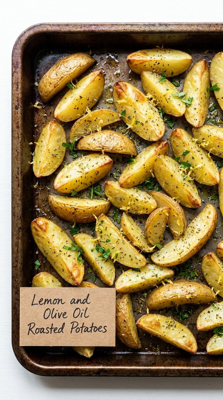 Lemon and Olive Oil Roasted Potatoes