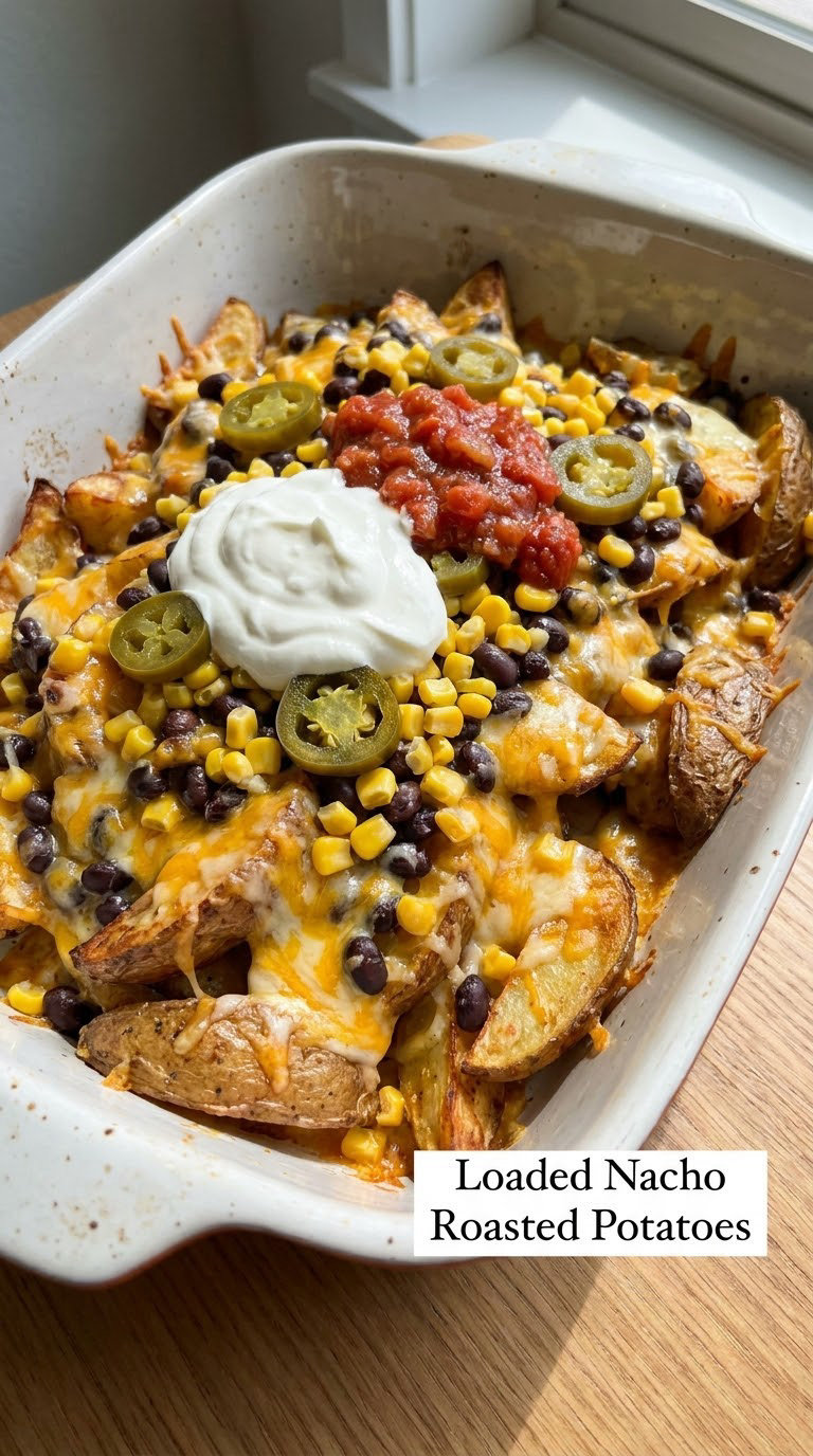 Loaded Nacho Roasted Potatoes