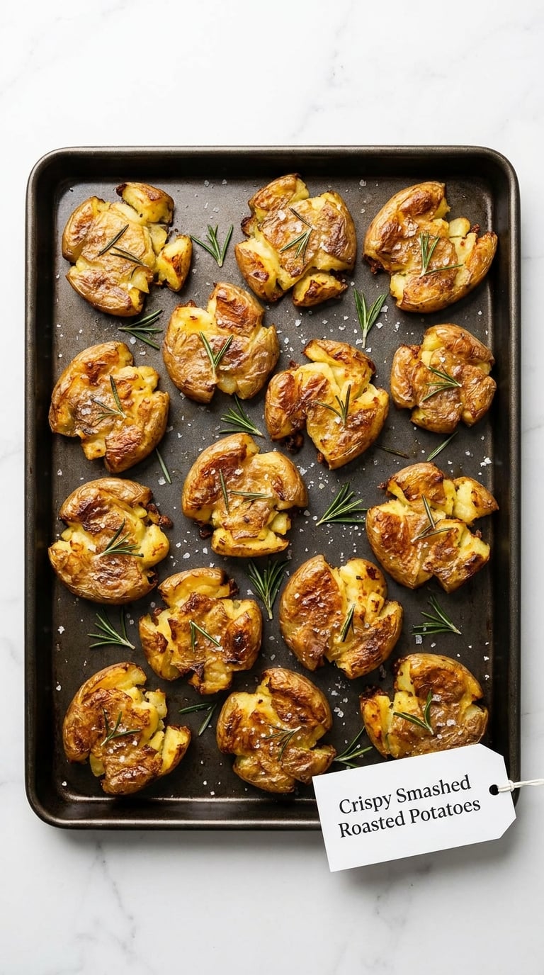 Crispy Smashed Roasted Potatoes