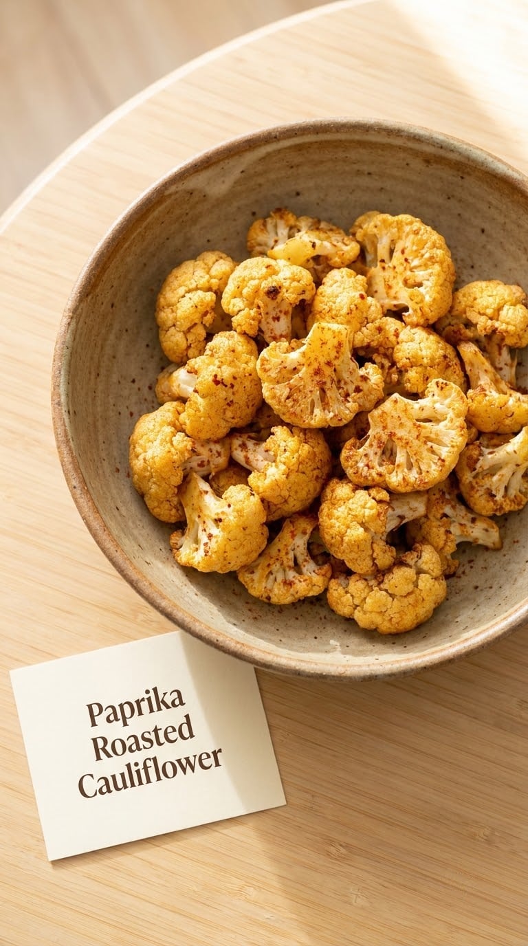 Paprika Roasted Cauliflower