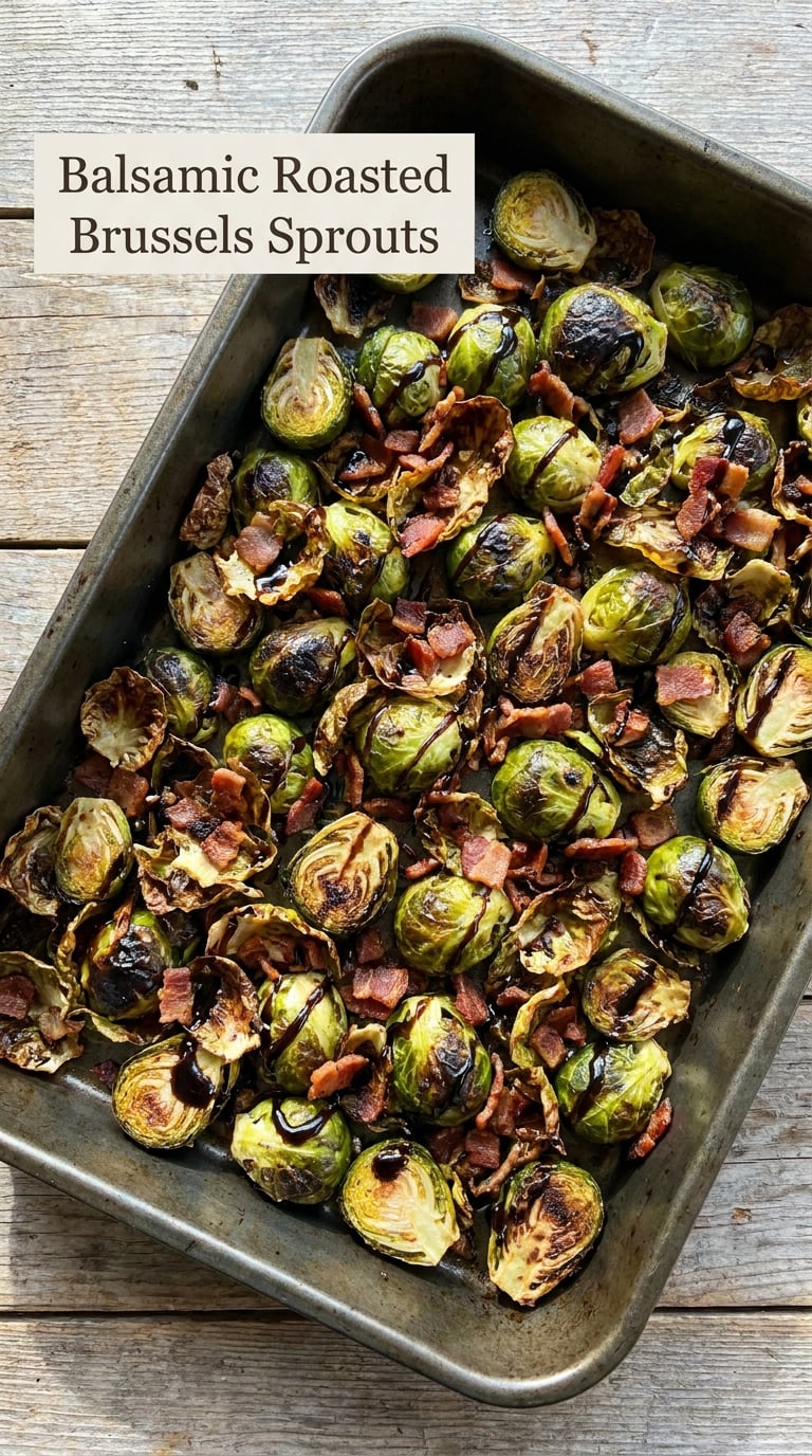 Balsamic Roasted Brussels Sprouts