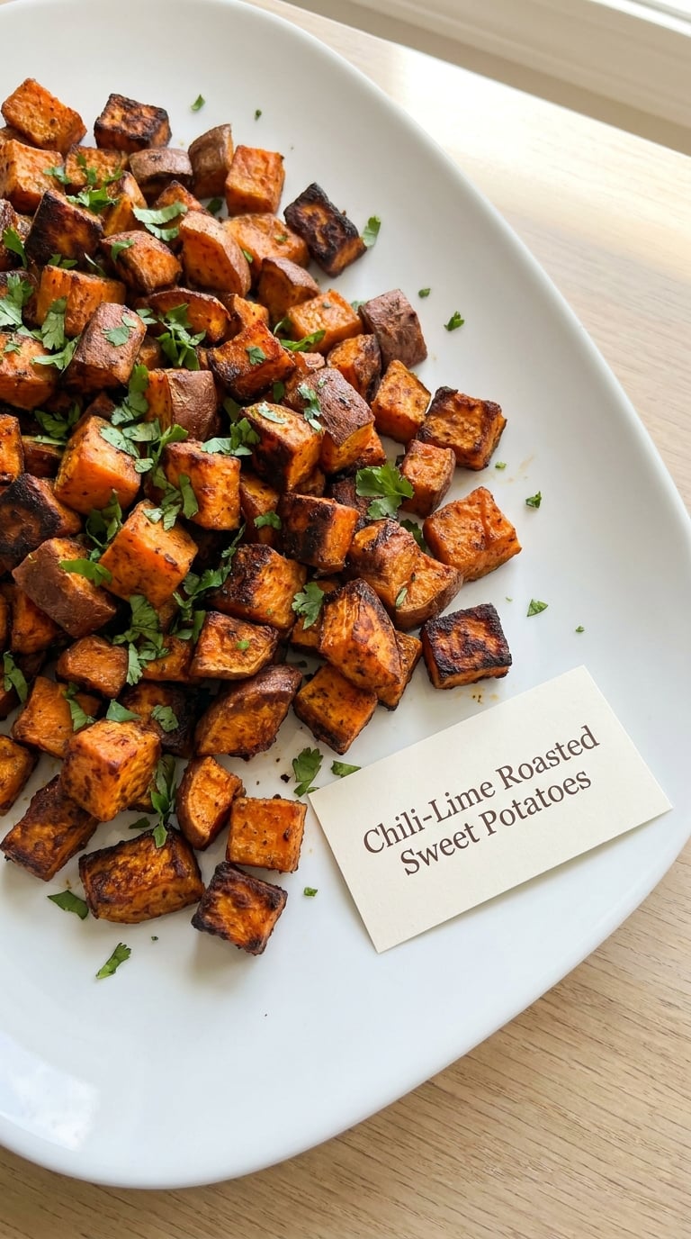 Chili-Lime Roasted Sweet Potatoes