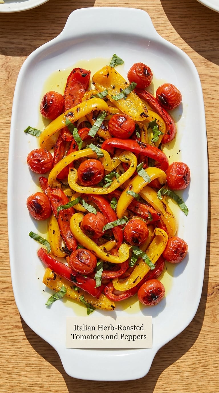 Italian Herb-Roasted Tomatoes and Peppers