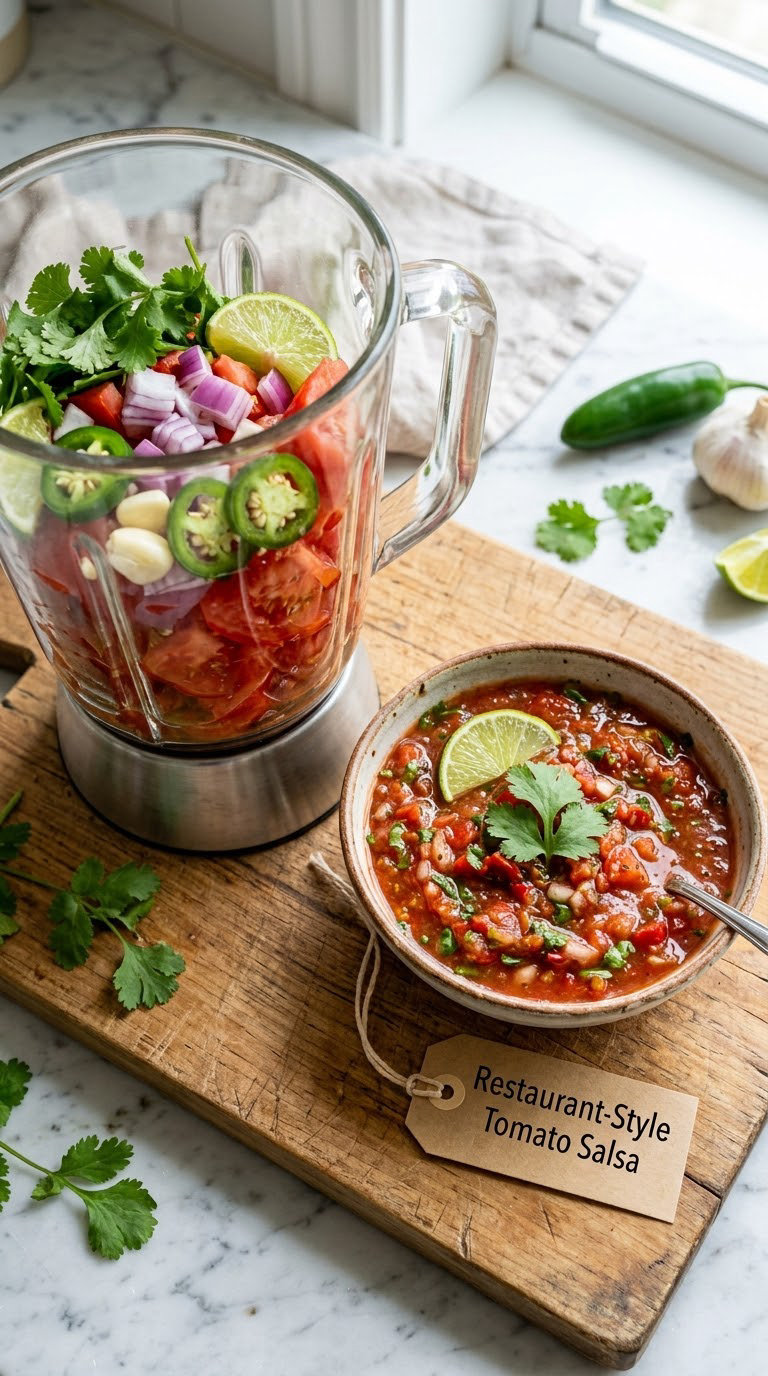 Restaurant-Style Tomato Salsa