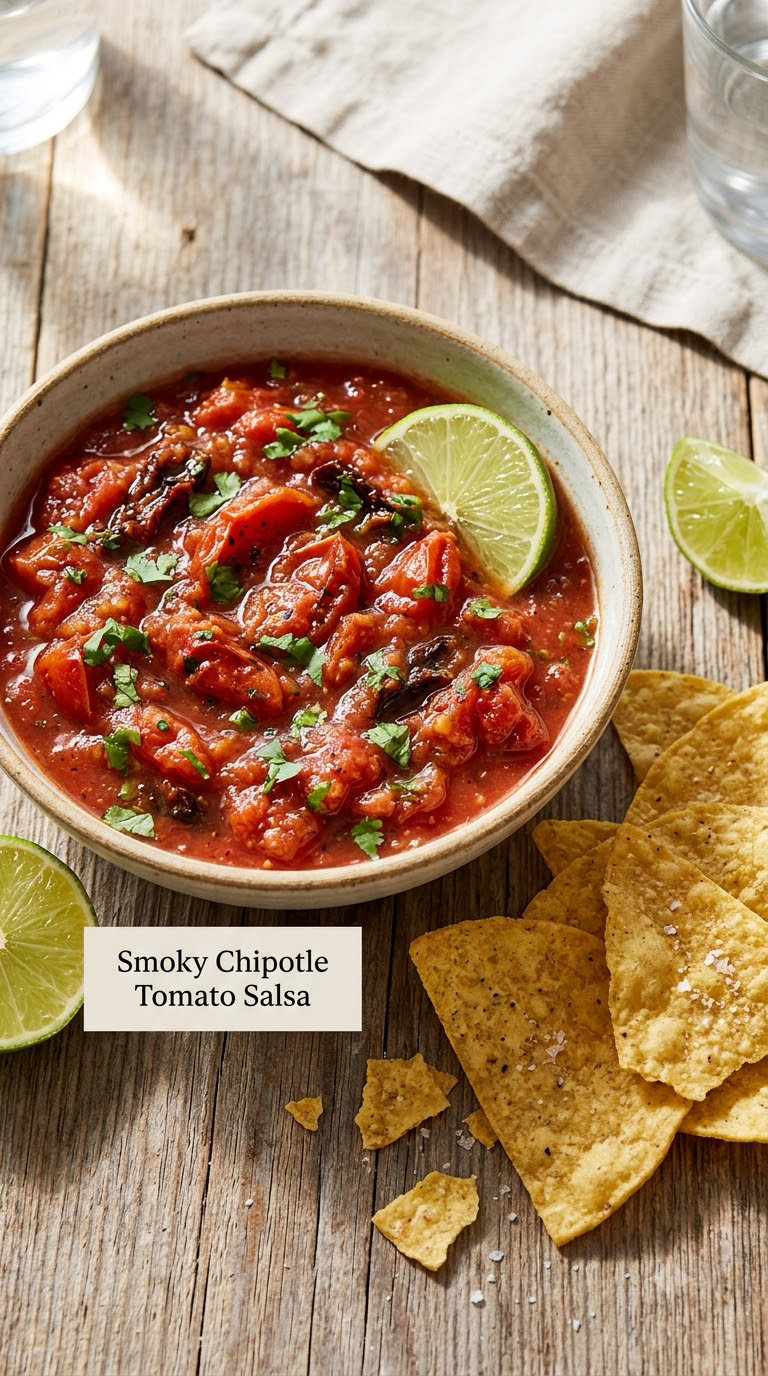 Smoky Chipotle Tomato Salsa