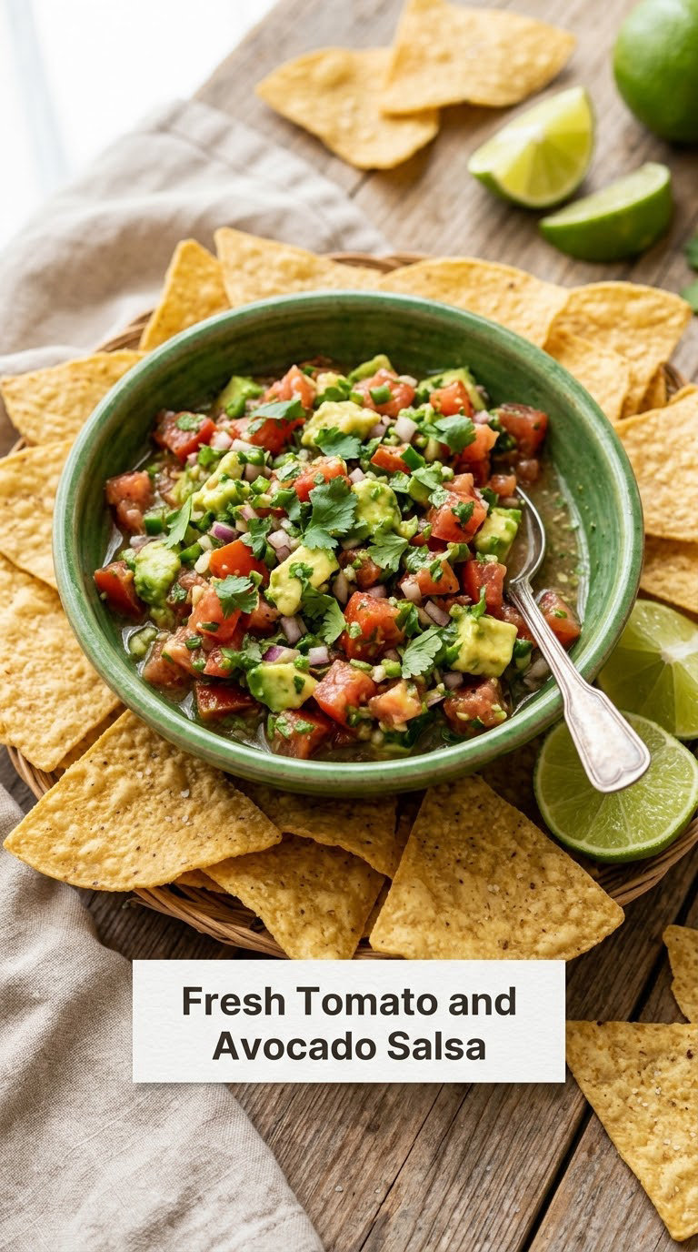 Fresh Tomato and Avocado Salsa