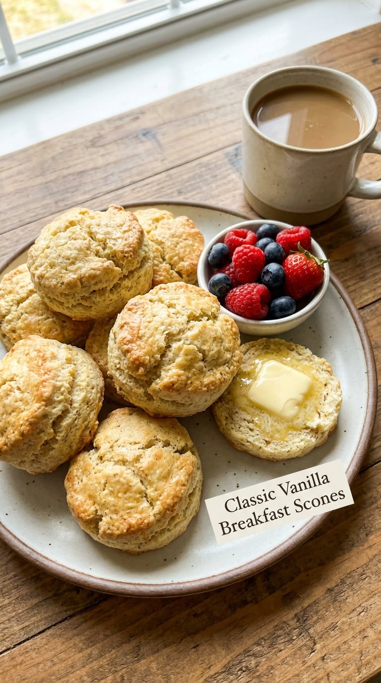 Classic Vanilla Breakfast Scones