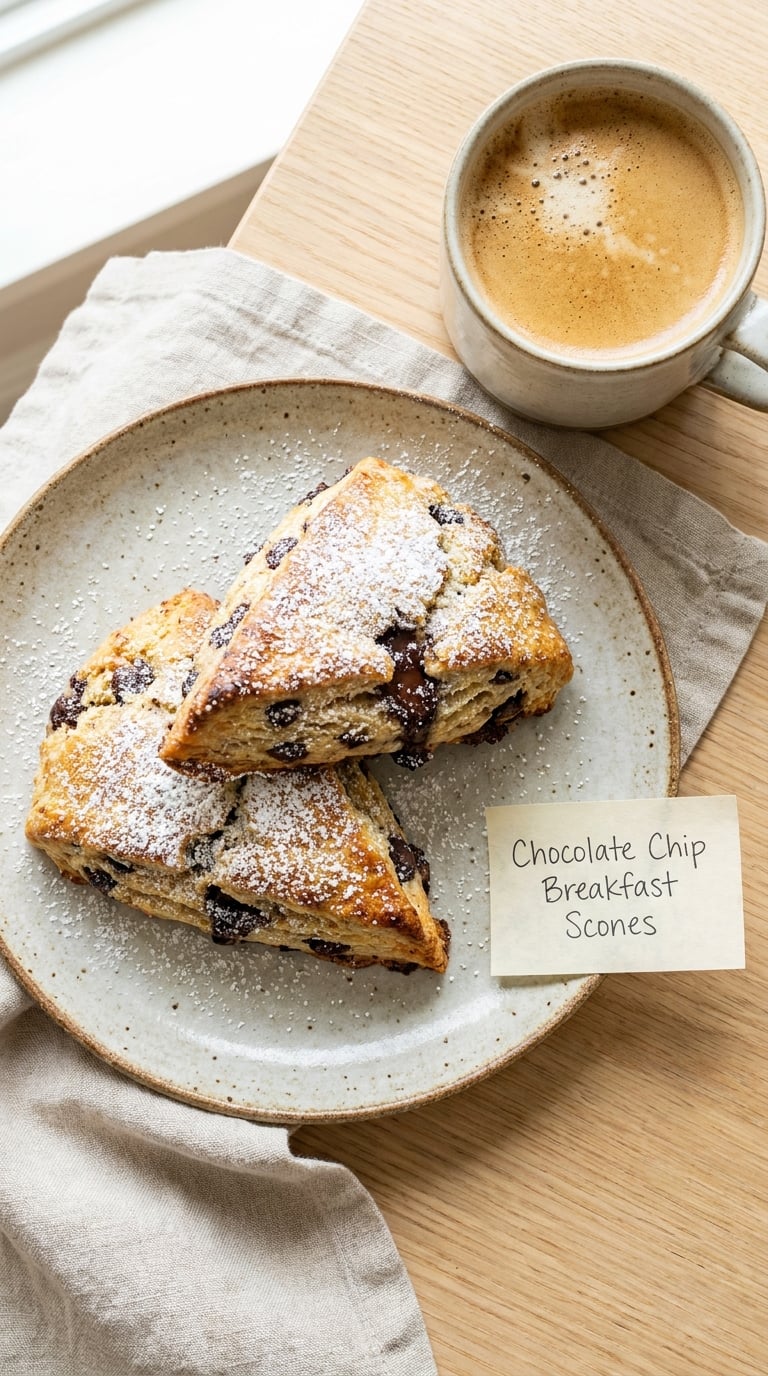 Chocolate Chip Breakfast Scones