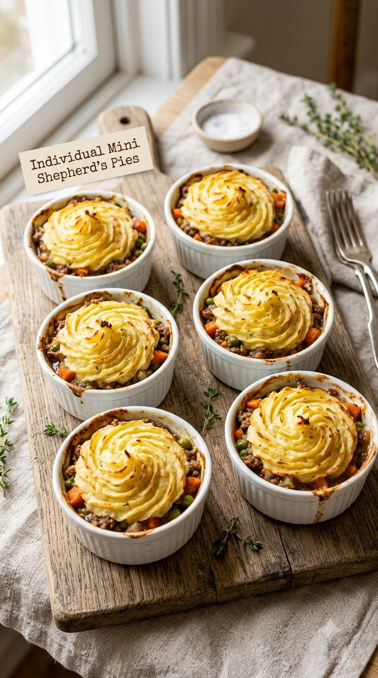 Individual Mini Shepherd's Pies