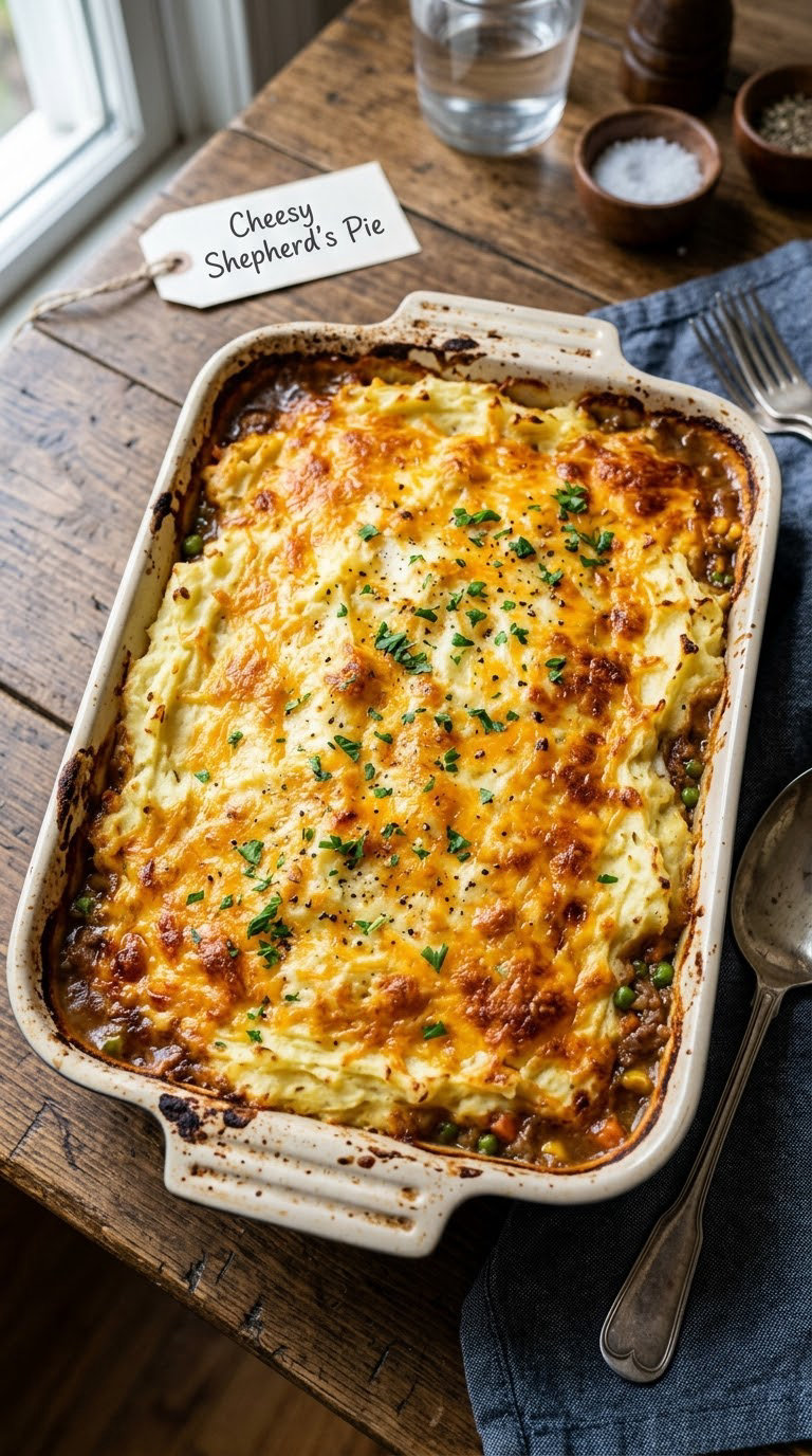 Cheesy Shepherd's Pie