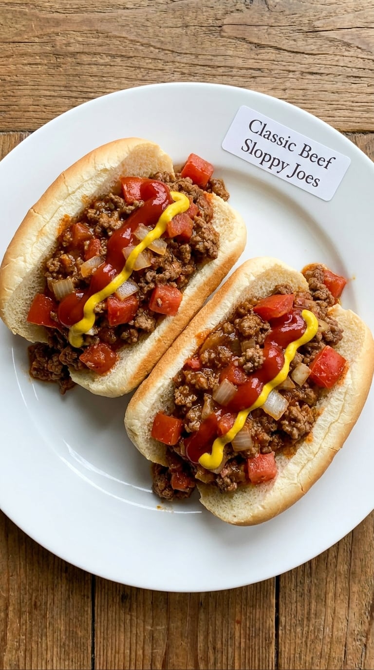 Classic Beef Sloppy Joes