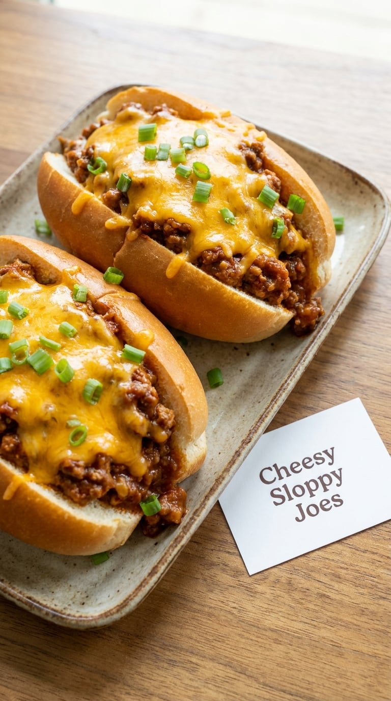 Cheesy Sloppy Joes