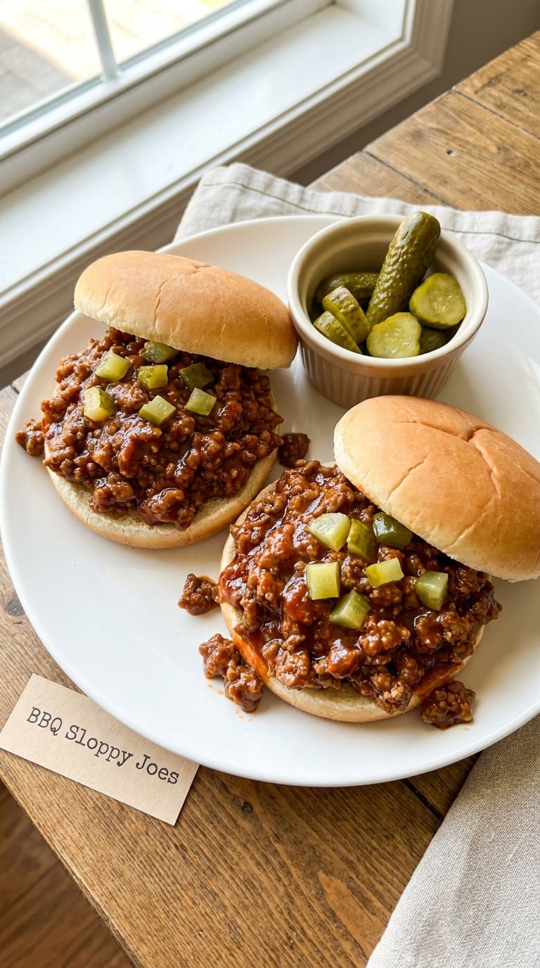 BBQ Sloppy Joes
