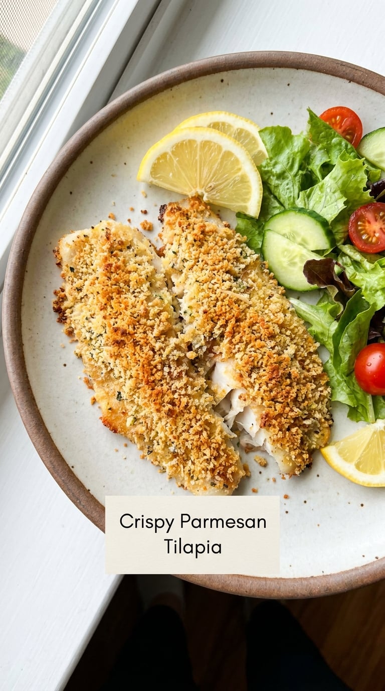 Crispy Parmesan Tilapia