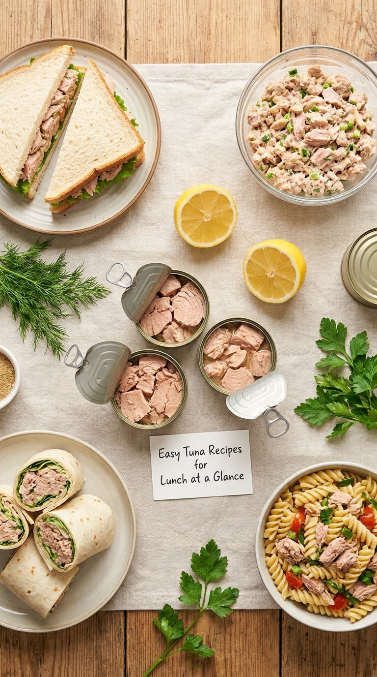 Easy Tuna Recipes for Lunch at a Glance